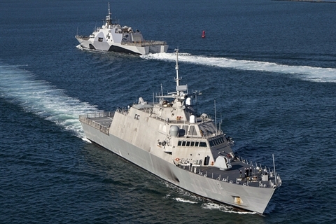 Tàu tác chiến cận bờ USS Freedom của Hải quân Mỹ xuất hiện ở Biển Đông đầu tháng 3/2013